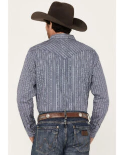 Cody James Men's Born N Raised Striped Long Sleeve Snap Western Shirt - Big & Tall -Western Denim Store 2000383259 410 P4