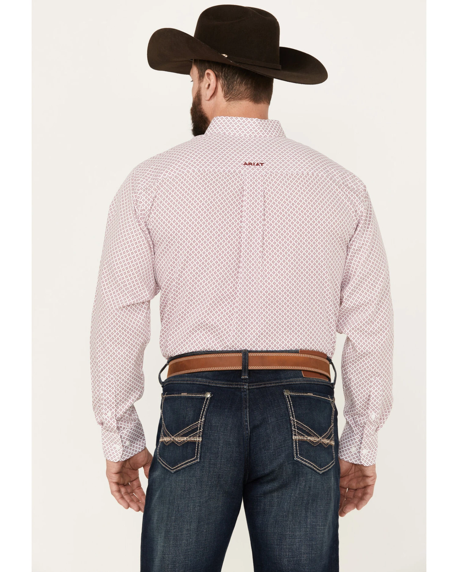 Ariat Men's Oakly Classic Fit Long Sleeve Button Down Western Shirt 4 Ariat Men's Oakly Classic Fit Long Sleeve Button Down Western Shirt - Image 4