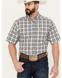 Ariat Men's Pro Series Davin Classic Fit Short Sleeve Button Down Western Shirt