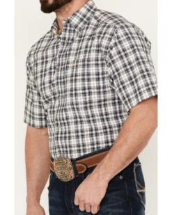 Ariat Men's Pro Series Davin Classic Fit Short Sleeve Button Down Western Shirt 6 Ariat Men's Pro Series Davin Classic Fit Short Sleeve Button Down Western Shirt -Western Denim Store 2000384546 001 P3