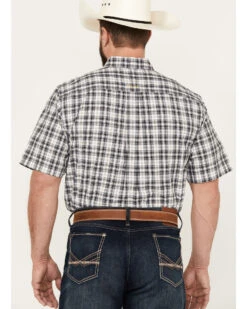 Ariat Men's Pro Series Davin Classic Fit Short Sleeve Button Down Western Shirt 7 Ariat Men's Pro Series Davin Classic Fit Short Sleeve Button Down Western Shirt -Western Denim Store 2000384546 001 P4