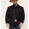 Wrangler X Pendleton Men's Dark Wash Denim Jacket 