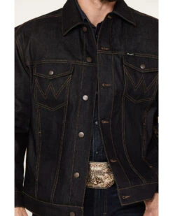 Wrangler X Pendleton Men's Dark Wash Denim Jacket  -Western Denim Store 2000384601 417 P3