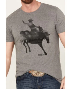 RANK 45 Men's Bucking Horse Short Sleeve Graphic T-Shirt -Western Denim Store 2000386793 020 P3