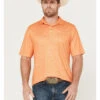 Cinch Men's Mini Geo Print Polo