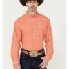 Cinch Men's Solid Long Sleeve ARENAFLEX Button-Down Western Shirt