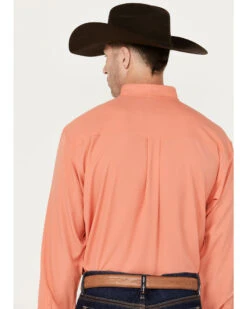 Cinch Men's Solid Long Sleeve ARENAFLEX Button-Down Western Shirt -Western Denim Store 2000388102 850 P4