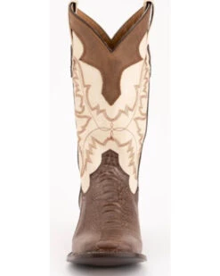 Ferrini Men's Nash Exotic Ostrich Leg Western Boots - Square Toe -Western Denim Store 2000394323 200 P4